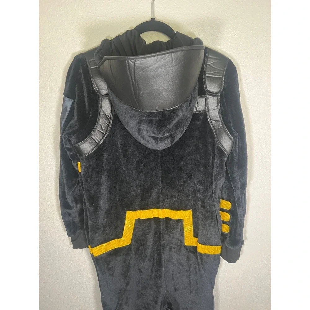 Fortnite Dark Voyager Union Suit Costume Teen Cosplay Halloween GamerHooded